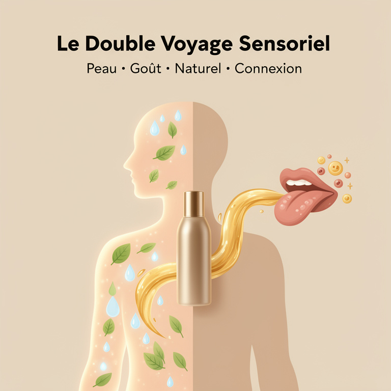 Infographie : huile de massage comestible