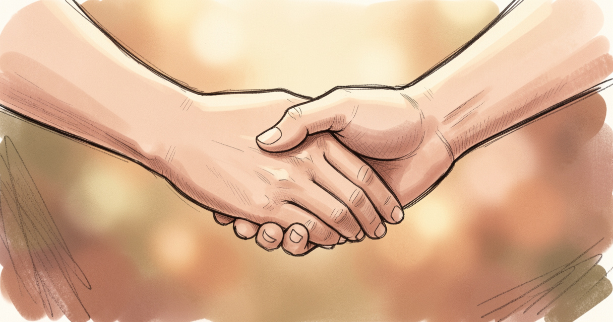 Mains qui se tiennent pour symboliser la confiance et la sécurité dans le couple